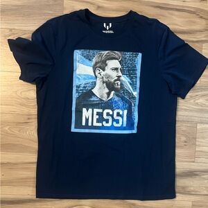 Navy Blue Graphic Messi Tee
